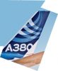 Revell 4218 Airbus A380 New livery (First Flight) 1/144 (4218) repülőgép makett