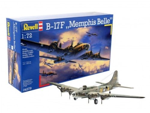 Revell 4279 B-17F 'Memphis Belle' 1/72 (4279) repülőgép makett