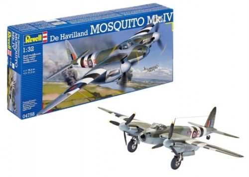 Revell 4758 De Havilland Mosquito Mk IV 1/32 (4758) repülőgép makett