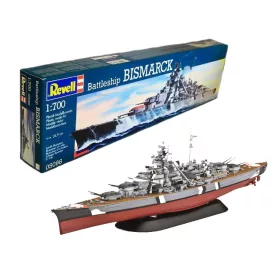 Revell 5098 Battleship Bismarck 1/700 (5098) hajó makett