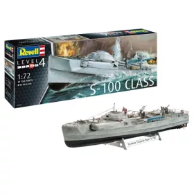   Revell 5162 German Fast Attack Craft S-100 1/72 (5162) hajó makett