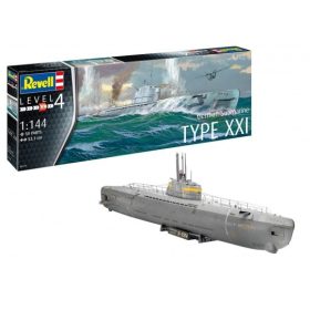  Revell 5177 German Submarine Typ XXI 1/144 (05177) tengeralattjáró makett