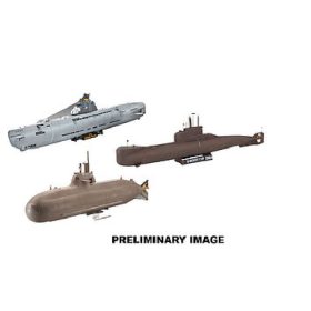   Revell 5186 70 Years Bundeswehr: Wilhelm Bauer, Type 206A, Class2 1/144 (05186) tengeralattjáró makett