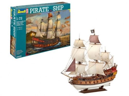 Revell 5605 Pirate Ship 1/72 (5605) vitorláshajó makett