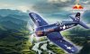 Revell 5641 Geschenkset Flying Bulls F4U-4 Corsair 1/48 (5641) repülőgép makett