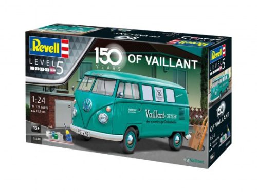 Revell 5648 Gift Set 150 Jahre Vaillant - VW T1 Bus 1/24 (05648) autó makett