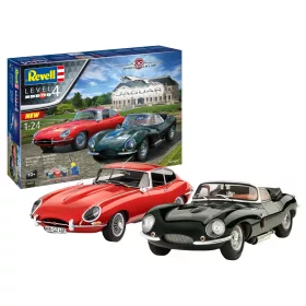   Revell 5667 Gift Set "100 Years Jaguar" 1/24 (05667) autó makett
