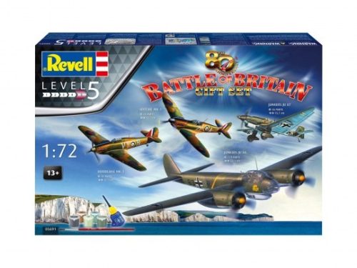 Revell 5691 Gift Set 80th anniversary Battle of Britain 1/72 (5691) repülőgép makett