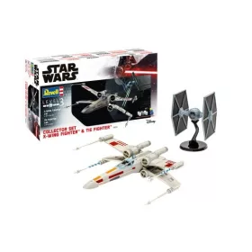  Revell 6054 Star Wars Gift Set X-Wing Fighter + TIE Fighter 1/57,1/65 (06054) makett