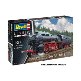   Revell 62168 Model Set Express Locomotive S3/6 BR18 (02168) vasút makett (1/87)