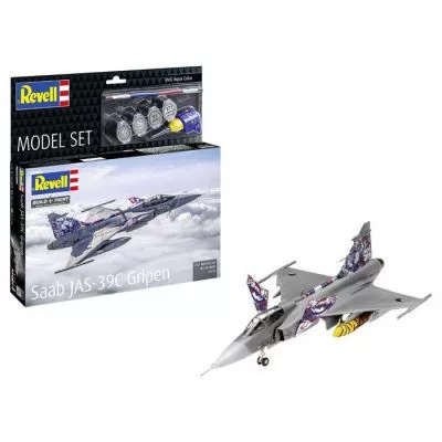 Revell 63776 Model Set Saab JAS-39C Gripen 1/72 (63776) repülőgép makett