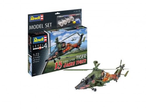 Revell 63839 Model Set Eurocopter Tiger"15 Years Tiger" 1/72 (63839) helikopter makett