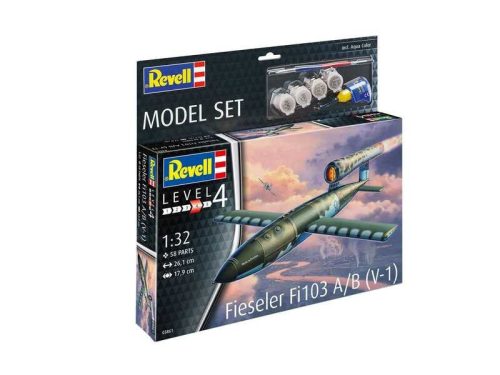 Revell 63861 Model Set Fieseler Fi103 V-1 1/32 (63861) repülőgép makett