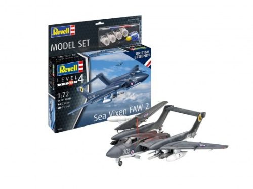 Revell 63866 Model Set Sea Vixen FAW 2 1/72 (63866) repülőgép makett