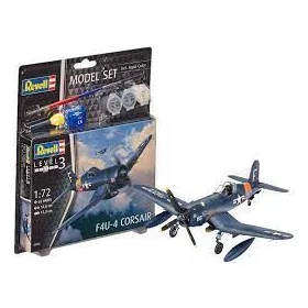   Revell 63955 Model Set F4U-4 Corsair 1/72 (63955) repülőgép makett