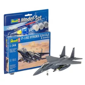   Revell 63972 Model Set F-15E STRIKE EAGLE & bombs 1/144 (63972) repülőgép makett