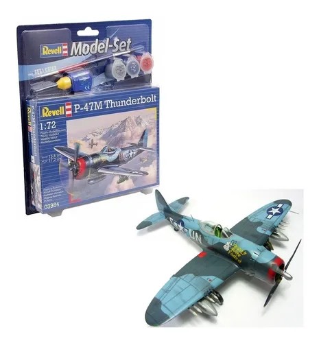 Revell 63984 Model Set P-47 M Thunderbolt 1/72 (63984) repülőgép makett