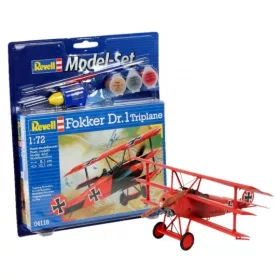   Revell 64116 Model Set Fokker Dr. 1 Triplane 1/72 (64116) repülőgép makett