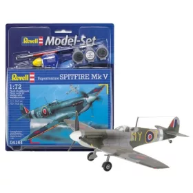   Revell 64164 Model Set Supermarine Spitfire Mk.V 1/72 (64164) repülőgép makett