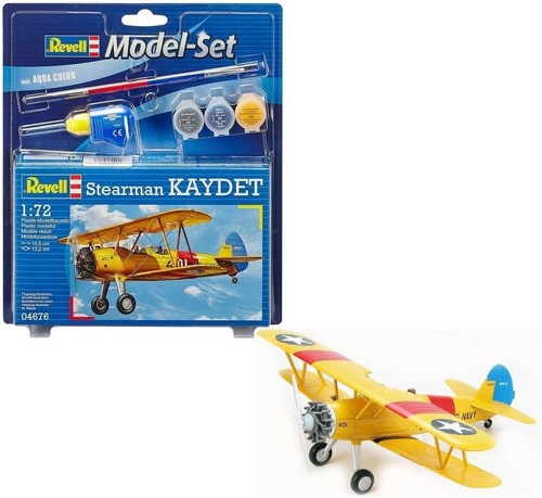 Revell 64676 Model Set Stearman Kaydet 1/72 (64676) repülőgép makett