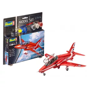   Revell 64921 Model Set Bae Hawk T-1 Red Arrows 1/72 (64921) repülőgép makett