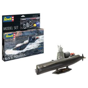   Revell 65184 Model Set U.S.S. Nautilus 1/305 (65184) tengeralattjáró makett