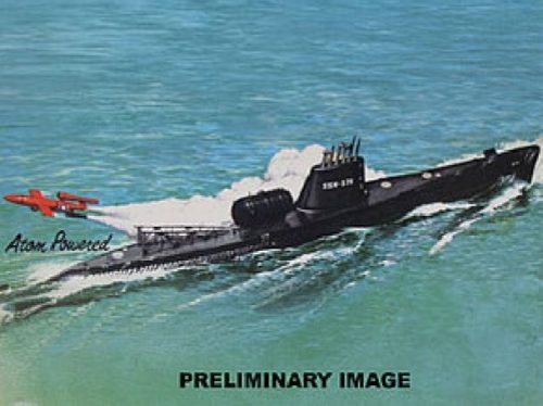 Revell 65184 Model Set U.S.S. Nautilus 1:305 (65184) tengeralattjáró makett