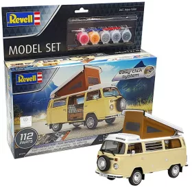   Revell 67676 Model Set VW T2 Camper (easy-click) 1/24 (67676) autó makett