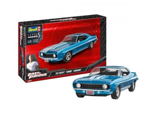 Revell 67694 Model Set Fast & Furious 1969 Chevy Camaro Yenko 1/25 (67694) autó makett