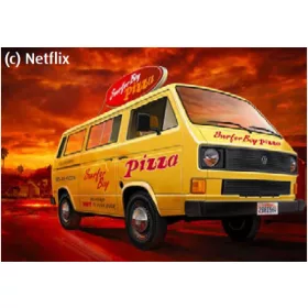   Revell 67725 Model Set Stranger Things „Argyle’s VW T3 Surfer Boy Pizza Van“ 1/24 (67725) autó makett