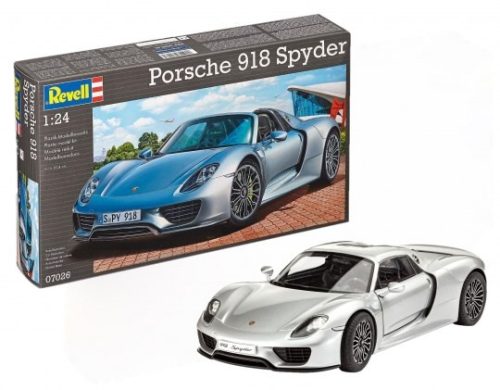 Revell 7026 Porsche 918 Spyder 1/24 (07026) autó makett