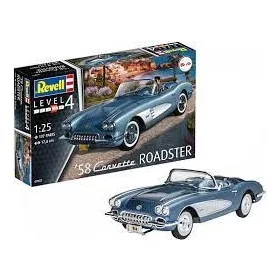   Revell 7037 '58 Corvette Roadster 1/25 (07037) autó makett