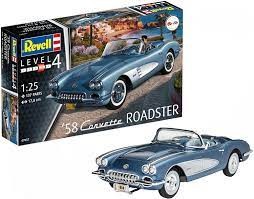 Revell 7037 '58 Corvette Roadster 1/25 (07037) autó makett