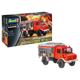   Revell 7512 Mercedes-Benz Unimog U1300L TLF 8/18 1/24 (07512) makett