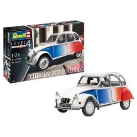 Revell 7653 Citroen 2 CV Cocorico 1/24 (07653) autó makett