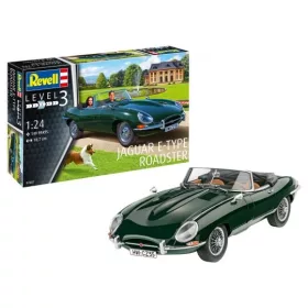 Revell 7687 Jaguar E-Type Roadster 1/24 (07687) autó makett