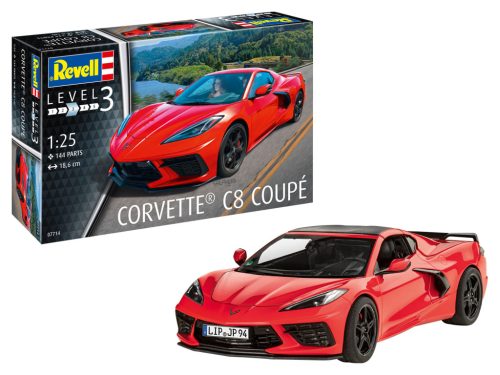 Revell 7714 Corvette C8 Coupé ® 1/25 (07714) autó makett