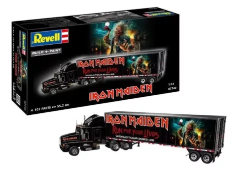 Revell 7740 Tour Truck "Iron Maiden" (50th Anniversary) 1/32 (07740) kamion makett
