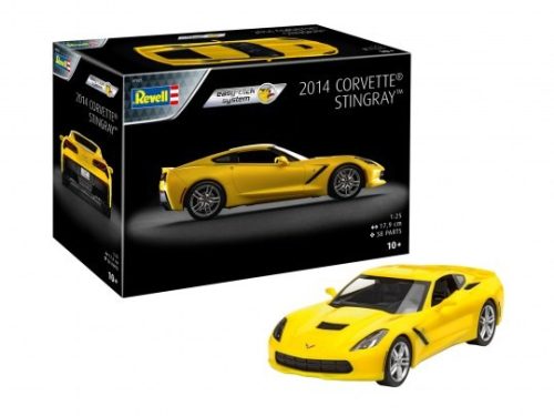 Revell 7825 2014 Corvette Stingray "Promotion Box" 1/25 (07825) autó makett