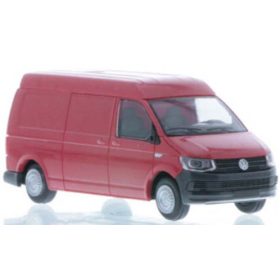   Rietze 11615 Volkswagen Transporter T6, LR/MD, piros (253717) (H0)