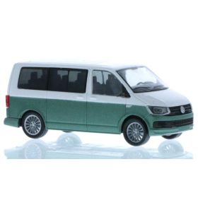   Rietze 11664 Volkswagen Transporter T6, rövid, fehér/zöld (250826) (H0)