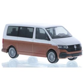   Rietze 11673 Volkswagen Transporter T6.1, rövid, fehér/bronz (250831) (H0)