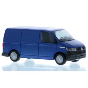   Rietze 11691 Volkswagen Transporter T6.1, rövid, dobozos, metálkék (250847) (H0)