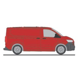   Rietze 11711 Volkswagen Transporter KR T7, dobozos, piros (H0)