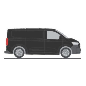  Rietze 11712 Volkswagen Transporter KR T7, dobozos, metál színben - fekete (H0)