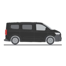   Rietze 11715 Volkswagen Transporter KR T7, busz, metál színben - fekete (H0)