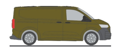Rietze 11723 Volkswagen e-Transporter KR T7, dobozos, metál színben - melegzöld (H0)