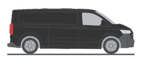 Rietze 11730 Volkswagen e-Transporter LR T7, dobozos, metál színben - fekete (H0)