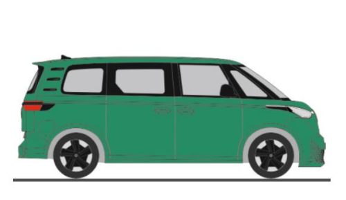 Rietze 21914 Volkswagen ID. Buzz People, metál színben - bay leaf green (H0)