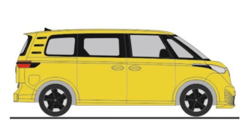 Rietze 21915 Volkswagen ID. Buzz People, metál színben - lemon yellow (H0)